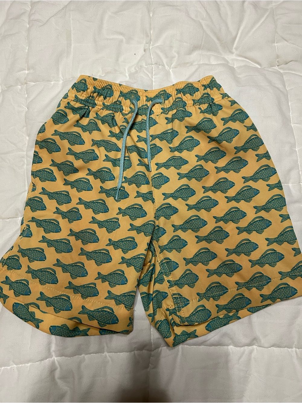 Crewcuts mesh-lined swim shorts